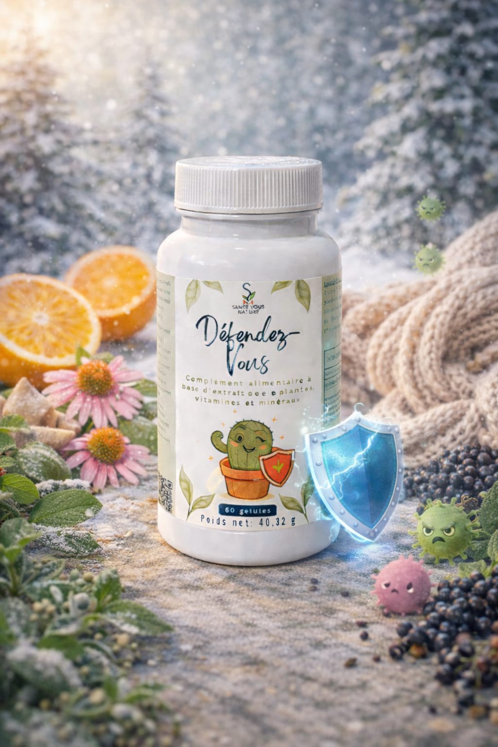 Défendez-Vous - Extrait de plantes, Vitamines, minéraux